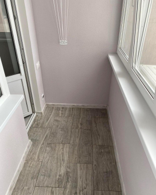Замена стеклопакетов на REHAU и отделка балкона в Марьино фото